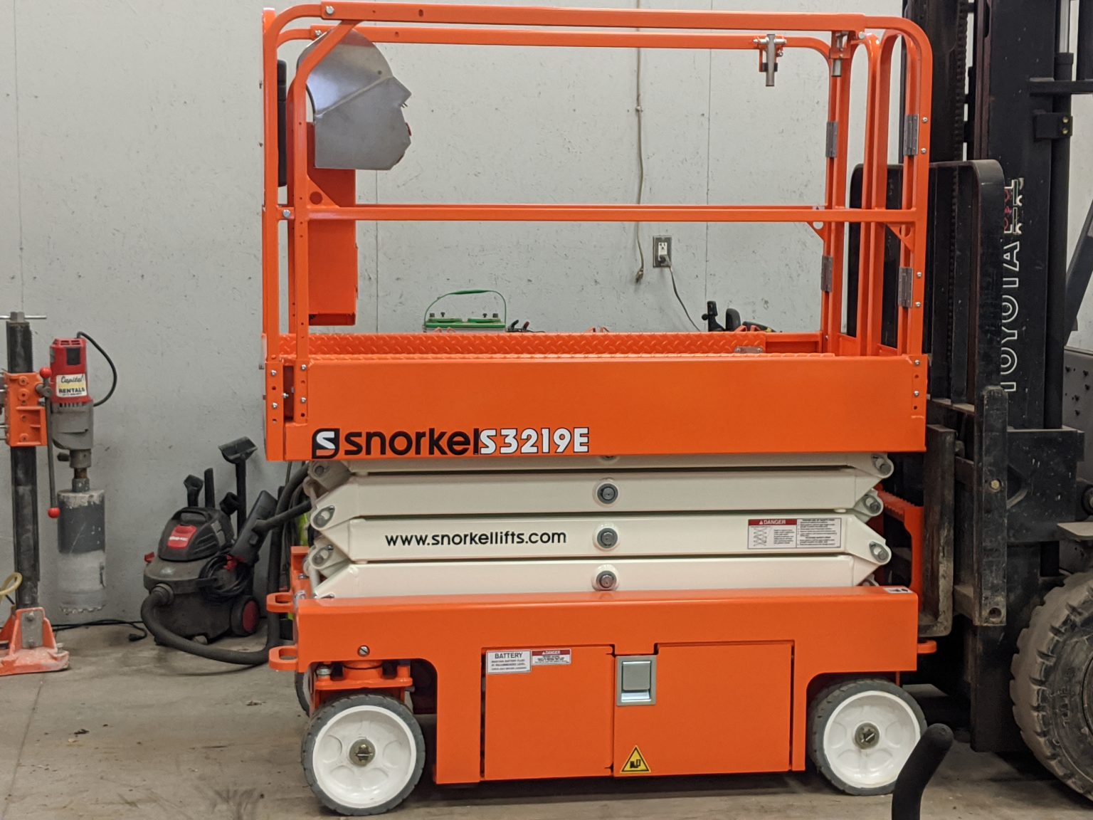 Snorkel S3219E 19' Scissor Lift Capital Equipment Dealer