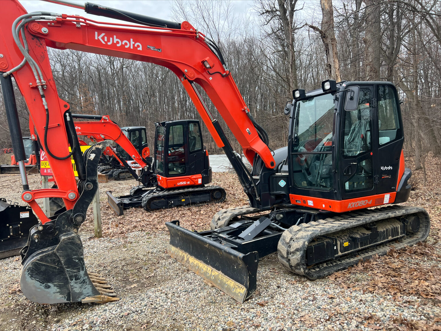 Kubota KX080 Excavator Capital Equipment Dealer