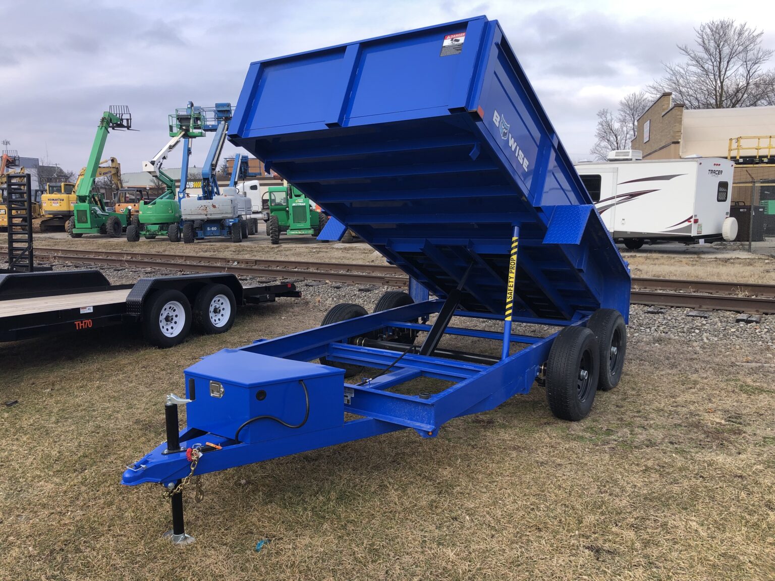 BWise 6x12 Dump Trailer S5922 Capital Equipment Dealer